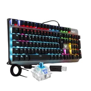 Teclado Gamer Mecânico led Rgb Aula FZ066-II