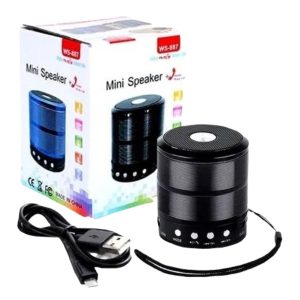 Caixa de Som Mini Speaker Portátil WS-887