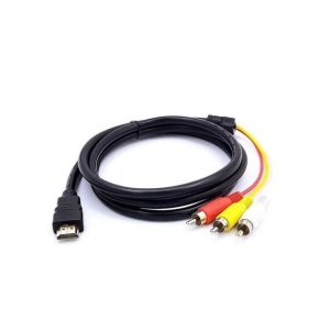 Cabo HDMI 3RCA Transferência de áudio e vídeo