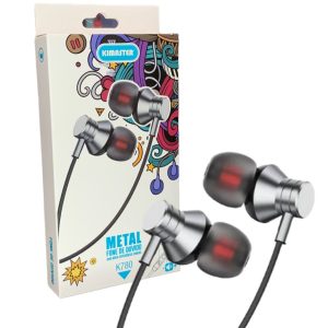 Fone de ouvido Kimaster Metal k780