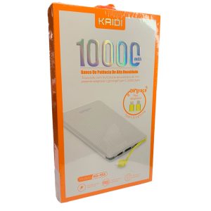 Carregador Portatil Power Bank KAIDI 10000