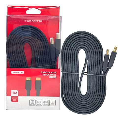 Cabo HDMI 3m Tomate