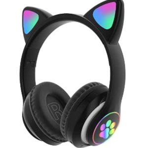 Fone de Ouvido Gatinho Com Fio