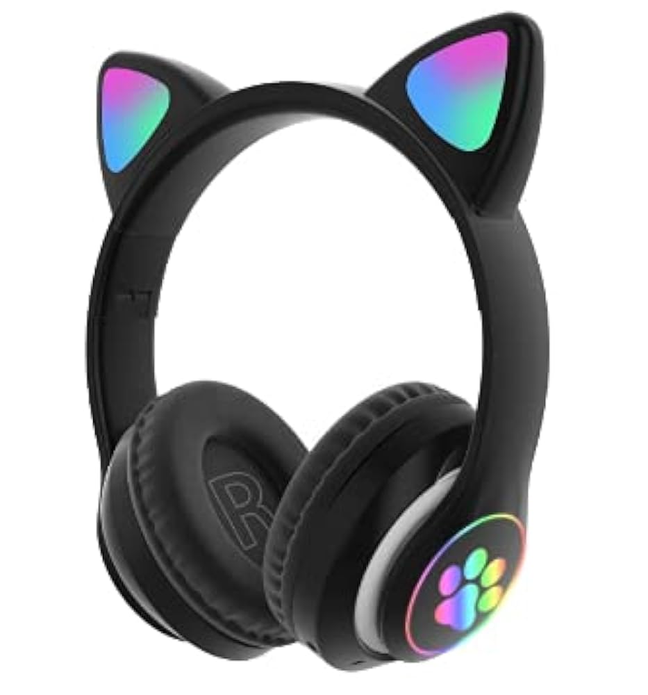 Fone de Ouvido Gatinho Com Fio