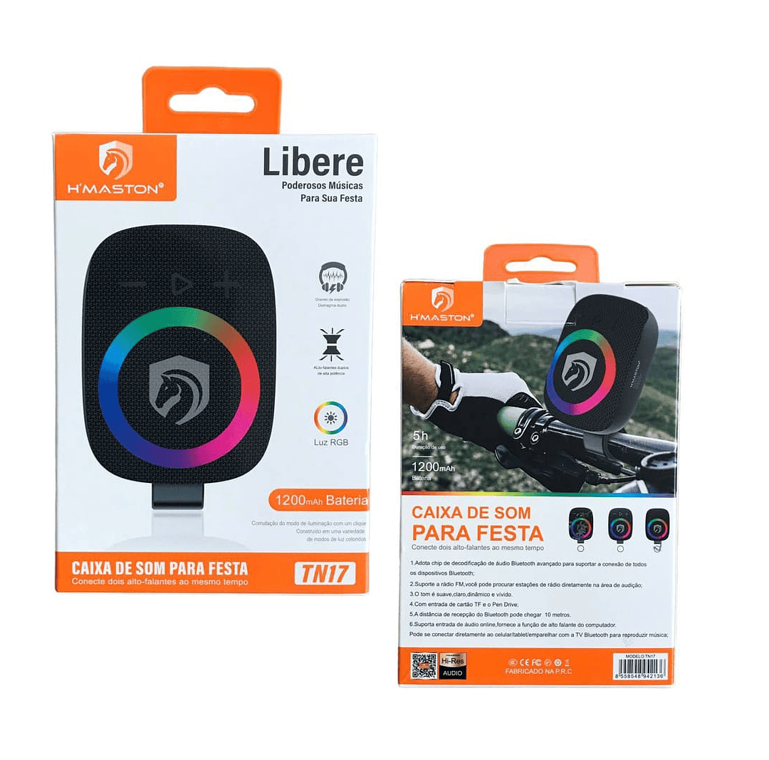 Caixa de som para Bike H´MASTON