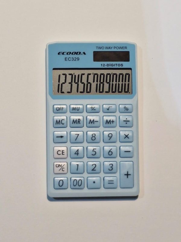 Calculadora Educativa 12 Digitos ECOODA EC329