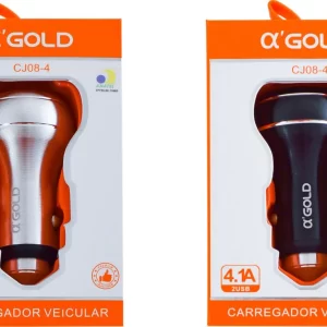 Fonte Veicular USB A'gold CJ08-4