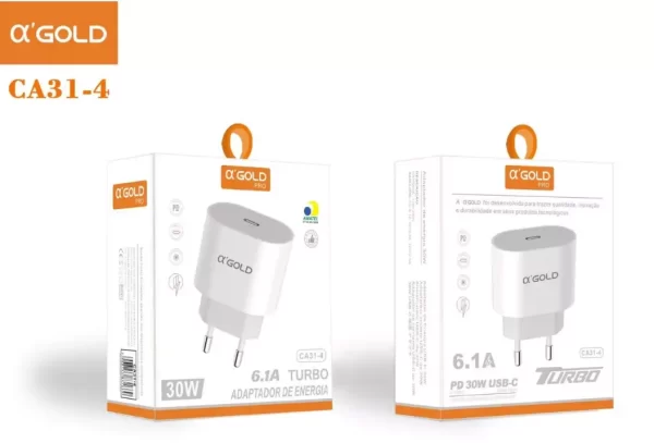 Fonte A'GOLD USB-C 30W CA31-4