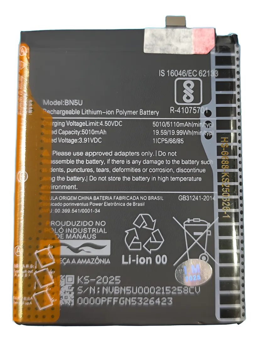 Bateria XIAOMI NOTE 14 5G