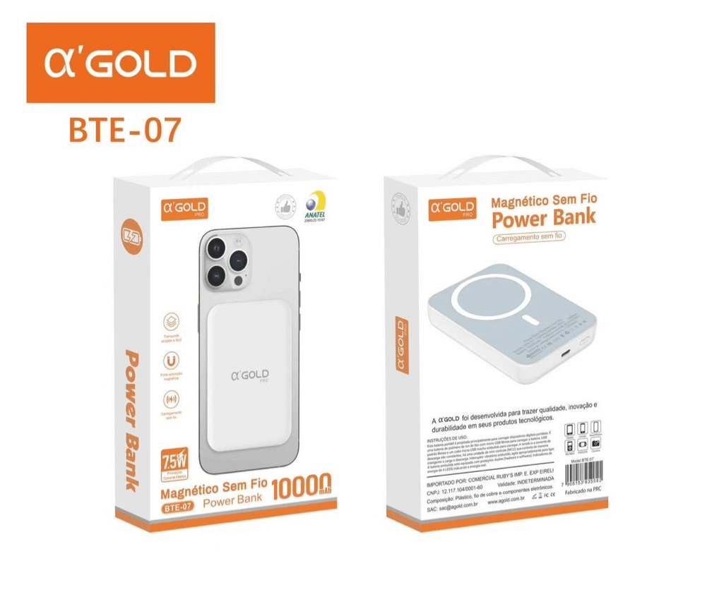 Power Bank Magsafe A'GOLD 10.000 BTE-07B