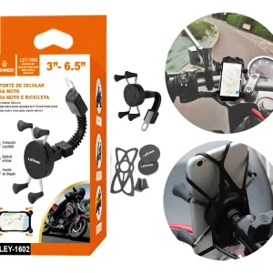 Suporte de Celular para Moto LEHMOX LE-1602