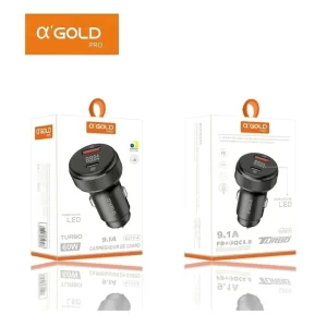 Fonte Veicular USB e USB-C A´GOLD 60W CJ12-4