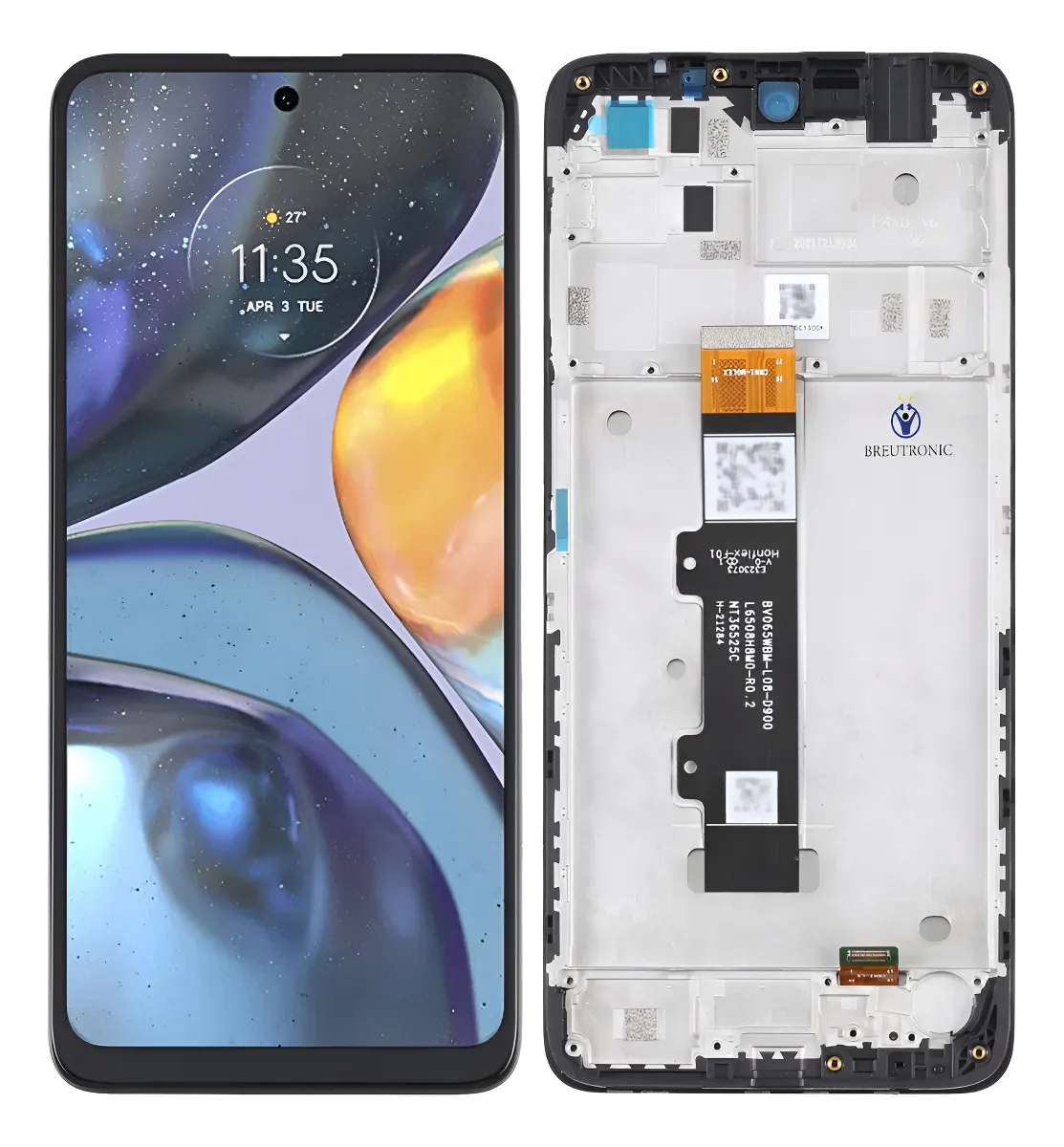 Frontal MOTO G22 COM ARO