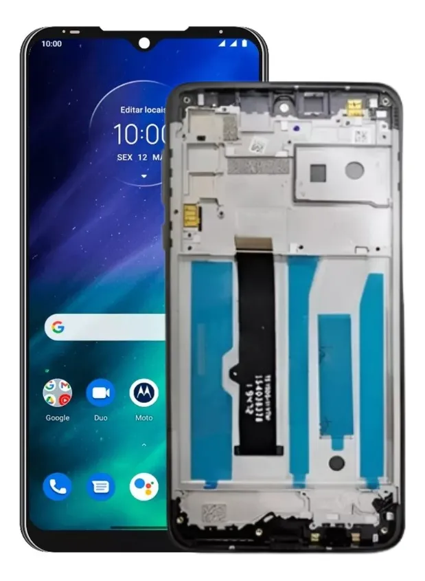 Frontal MOTO G8 PLAY com ARO