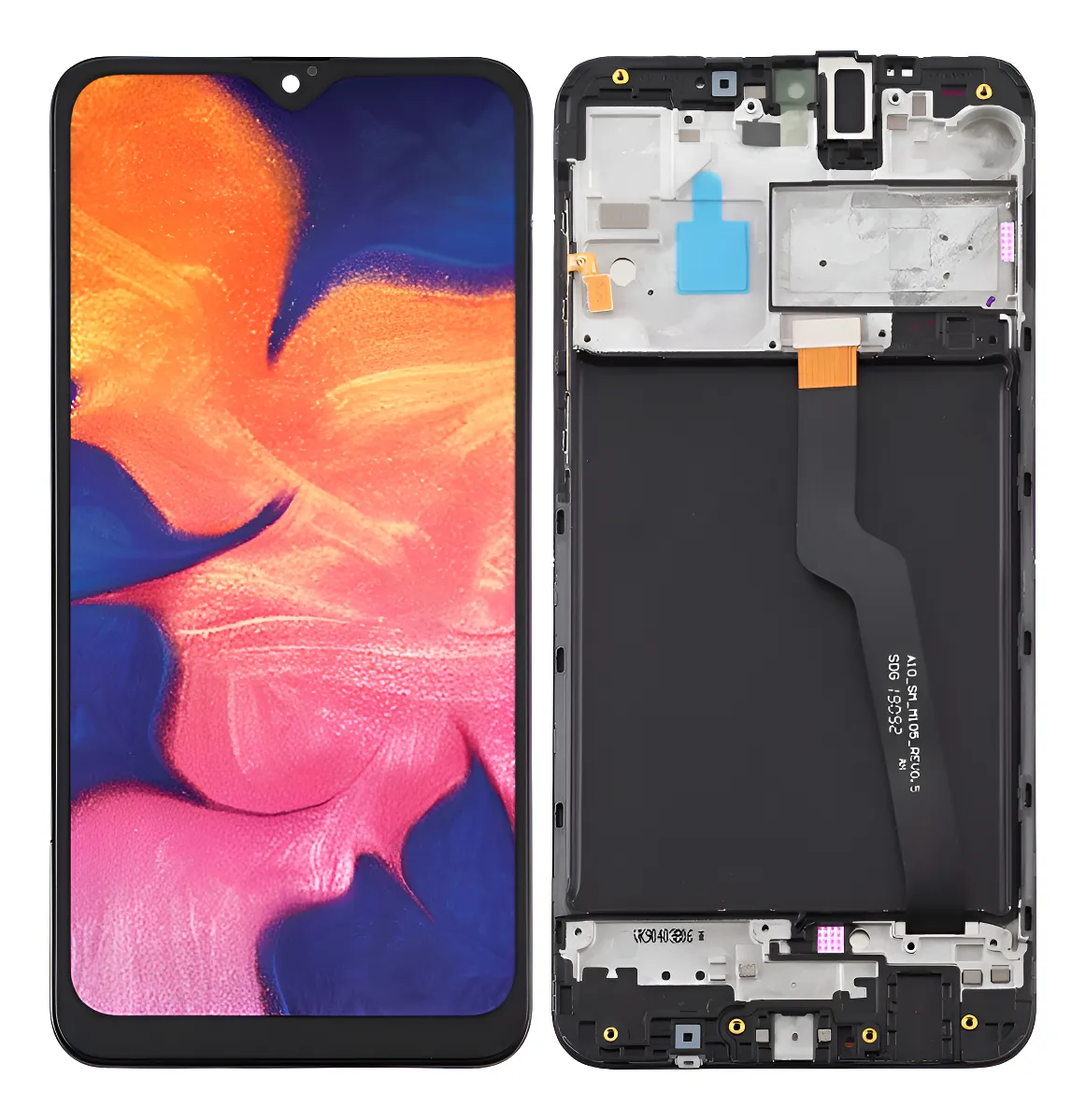 Frontal SAMSUNG A10 com ARO