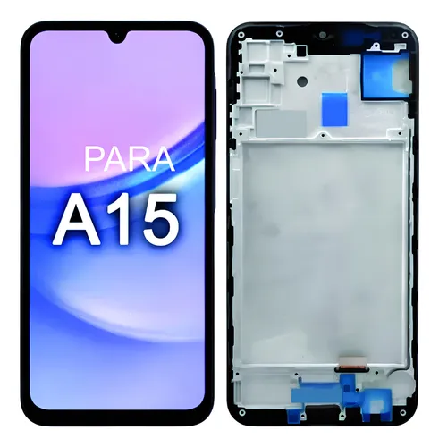 Frontal SAMSUNG A15 VIVID com ARO