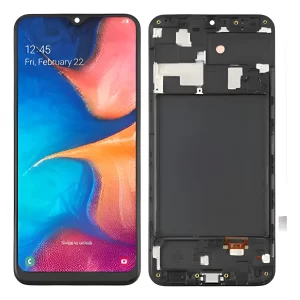 Frontal SAMSUNG A20 ORIGINAL com ARO