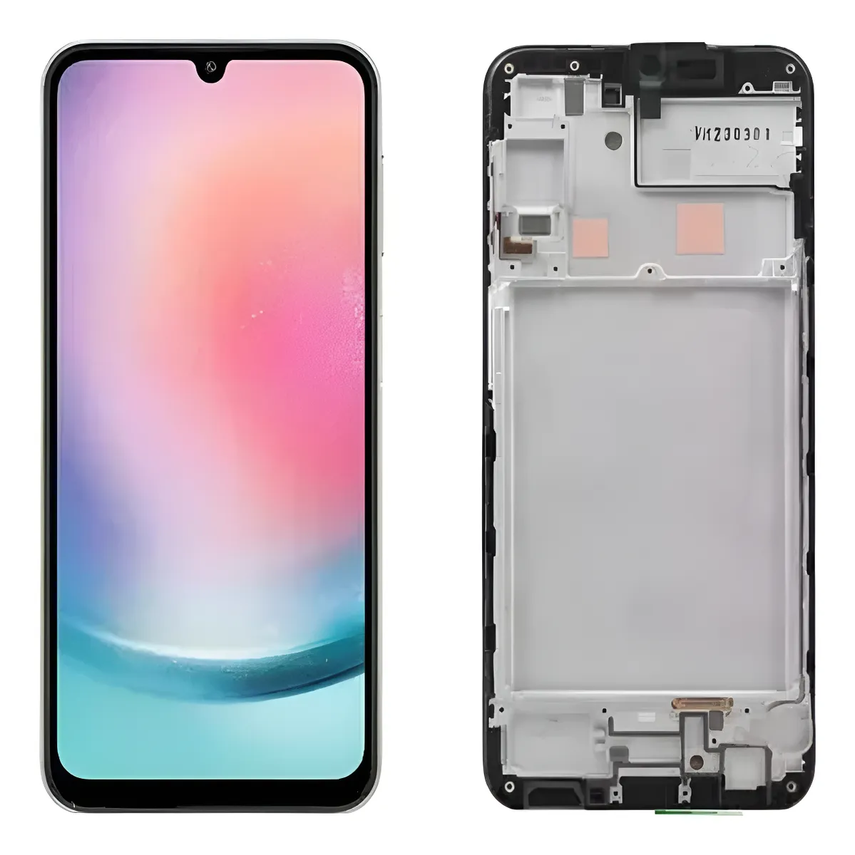 Frontal SAMSUNG A24 OLED com ARO