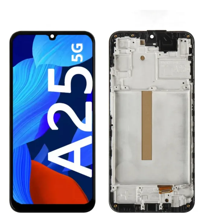 Frontal SAMSUNG A25 OLED com ARO